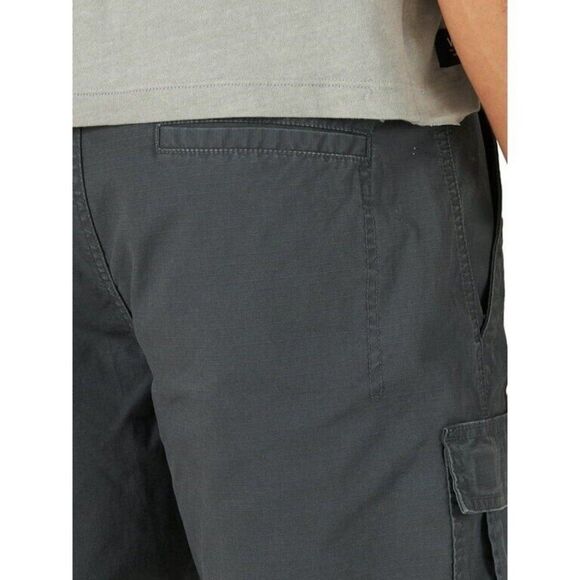 Wrangler Men's Epic Soft Cotton Stretch Relaxed Fit Cargo Shorts Gray Size 42 - Picture 3 of 9